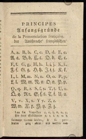 9-18, Principes de la Prononciation...