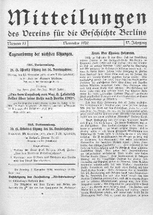 Neues über Theodor Hosemann