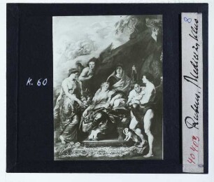 Rubens, Medici-Zyklus (Paris Louvre),Rubens, Geburt des Dauphin, Ludwigs XIII (Medicizyklus) (Paris Louvre INV 1776)