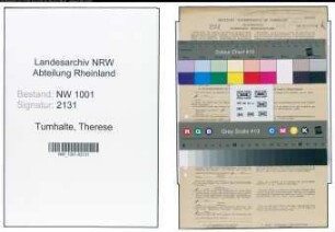 Entnazifizierung Therese Tumhalte, geb. 23.02.1902 (Kreisfuersorgerin)