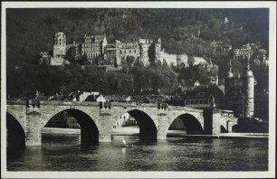 Alte Neckarbrücke, Schloss Heidelberg