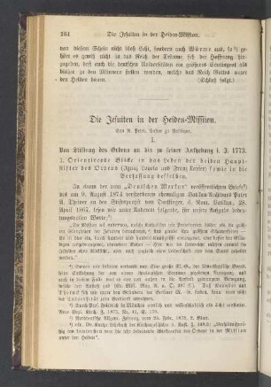 Die Jesuiten in der Heiden-Mission