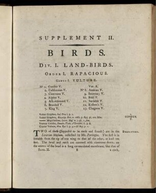 DIV. I. LAND-BIRDS.