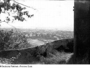 Dresden. Blick ins Elbtal (vielleicht bei Radebeul)
