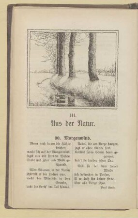 III. Aus der Natur
