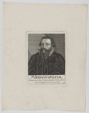 Bildnis des Iohann Walter