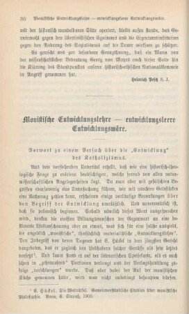 30-48 Monistische Entwicklungslehre - entwicklungsleere Entwicklungsmäre