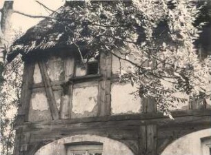 Altes Wohnstallgebäude in Pannewitz : Bauwesen - Wohnung, Exterieur. Ort: Banecy / Pannewitz. Altes Wohnstallhaus.