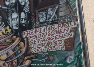 FREIHEIT FÜR ALLE POLITISCHEN GEFANGENEN HIER UND WELTWEIT!