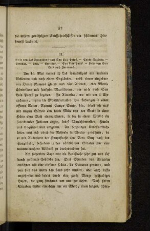 II. Reise von Las Tamaulipas nach San Luis Potosi. - Santa Barbara. - Tortillas. - Tula. - Peotillas. - San Luis Potosi.- Reise von San Luis nach Zacatecas.