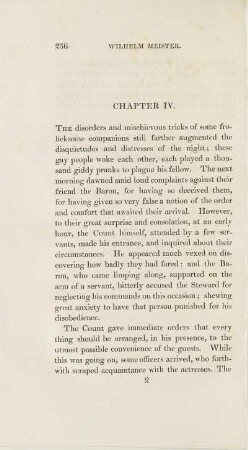 Chapter IV. (unvollständig)
