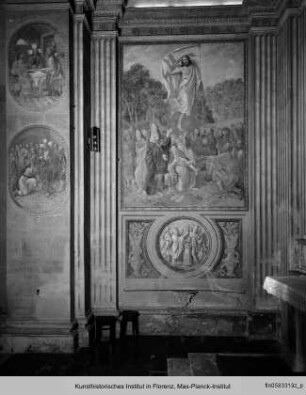 Kapellendekoration : Szenen aus dem Leben Christi und alttestamentarische Szene