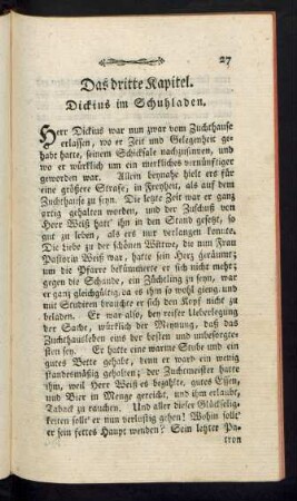 Das dritte Kapitel. Dickius im Schuhladen.
