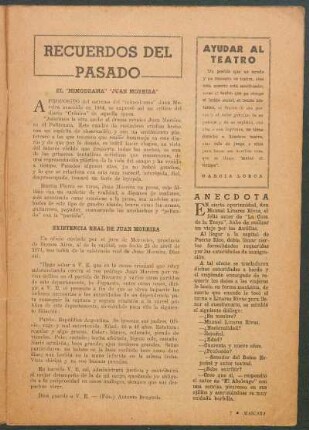 Recuerdos del pasado