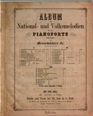 Chant national belge : (La Brabançonne) = Belgisches Nationallied