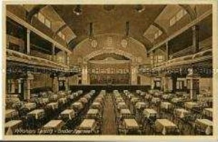 Der große Festsaal im Leipziger Volkshaus