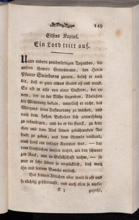 Eilftes Kapitel. Ein Lord tritt auf.