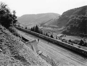 Planum bei km 154,498 Blick von der Eselsteige in Richtung Wiesensteig.