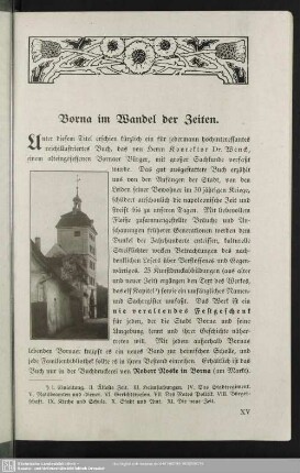 Borna im Wandel im der Zeiten