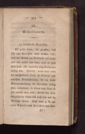 25. Miscellaneen.