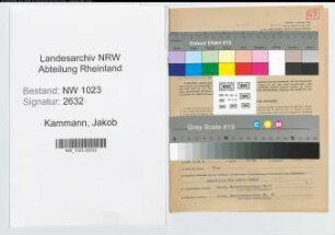 Entnazifizierung Jakob Kammann , geb. 27.07.1909 (Sparkassenangest.)