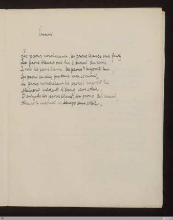 Ennui / Maurice Materlinck