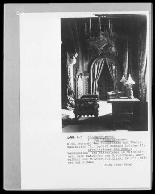 Schloss Hohenschwangau — Wohnung König Maximilians II. und König Ludwigs II. — Arbeitszimmer