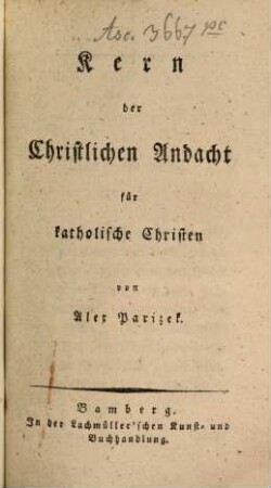 Kern der Christlichen Andacht für Katholische Christen