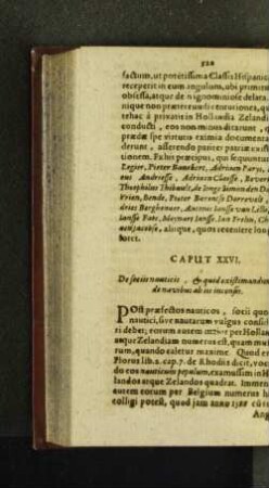 [Caput XXVI.- Caput XXXIII.]