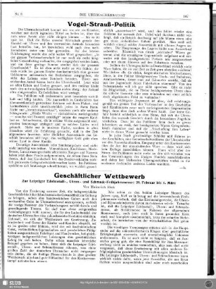 Vogel-Strauß-Politik