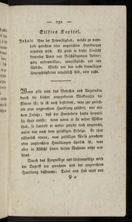 231-238, Eilftes Kapitel
