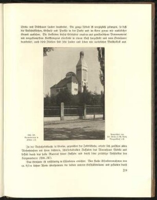 Abb. 249. Krematorium in Zittau i. S. Ausgeführt von der Firma I. W. Roth, Neugersdorf i. S.