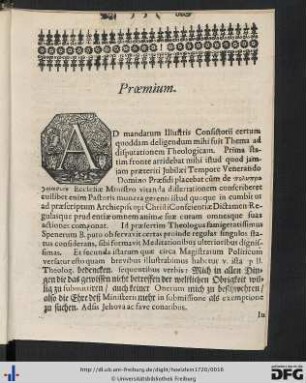 Proemium.