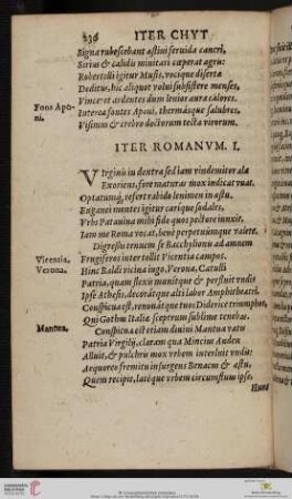 Iter Romanum I