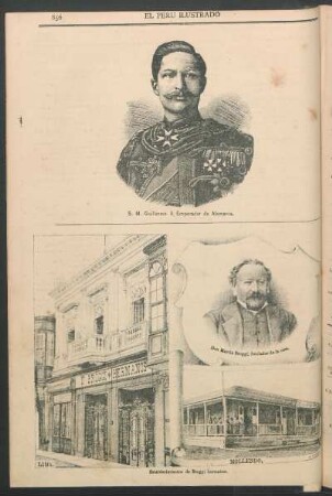 [Retrato de] S. M. Guillermo II, Emperador de Alemania.