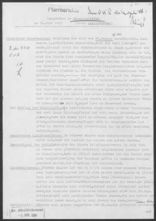 Scharenstetten-Radelstetten (Lonsee): Inspektionsbericht 1963