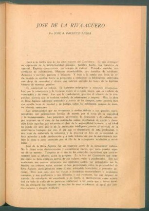 José de la Riva-Agüero