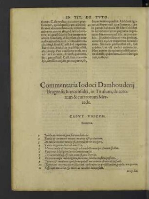In Titulum, de tutorum & curatorum mercede.