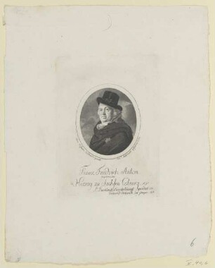 Bildnis des Franz Friedrich Anton zu Sachsen Coburg