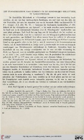 2.Ser. 13.1920: Het evangeliarum van Egmond in de Koninklijke Bibliotheek te 's-Gravenhage