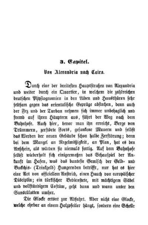 3. Capitel. Von Alexandria nach Cairo.