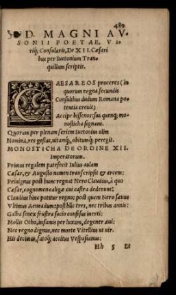 De XII. Caesaribus ...