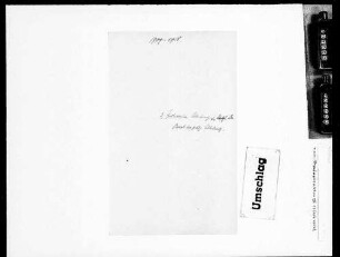 Geologische Abteilung (1909-1918)
