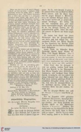 26: Schwäbische Biographien : Herzogin Maria Augusta von Württemberg, [13]