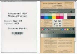 Entnazifizierung Heinrich Strotmann , geb. 21.12.1900 (Kaufmann)