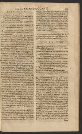 Decisio CCXVI.
