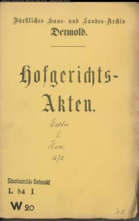 Walter, Joh. und Joh. ther Schmitten gegen Hans Haases Kinder Vormunde - Schuldforderung