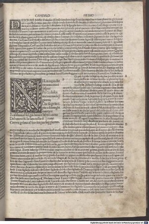 Trionfi : mit Kommentar und Widmungsvorrede an Borso d'Este von Bernardo da Siena und Vita Petrarcas von Antonio da Tempo. [1-2], [1]. Trionfi