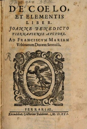 De coelo et elementis liber