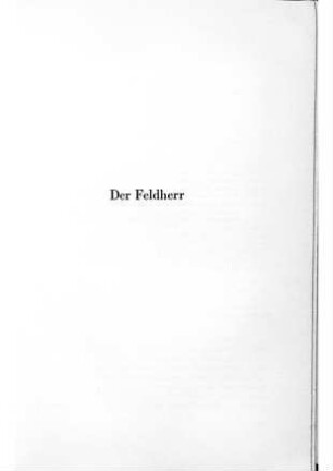 Der Feldherr